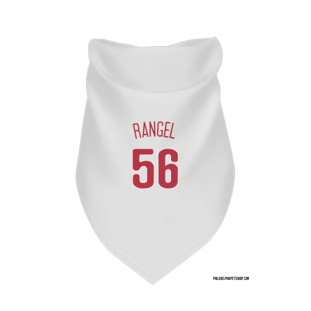 Philadelphia Phillies Alan Rangel Scarlet Pet Bandana for Dog & Cat
