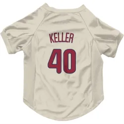 Philadelphia Phillies Brad Keller Cream Pet Jersey for Dog & Cat