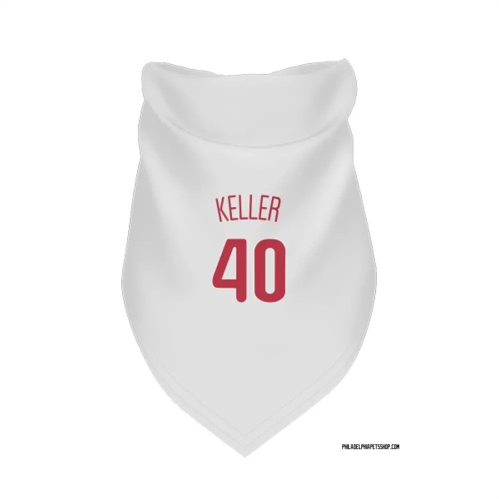 Philadelphia Phillies Brad Keller Scarlet Pet Bandana for Dog & Cat