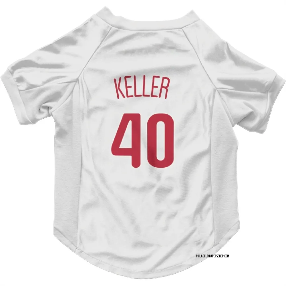 Philadelphia Phillies Brad Keller Scarlet Pet Jersey for Dog & Cat