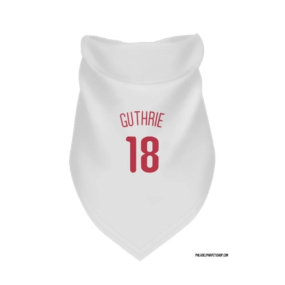 Philadelphia Phillies Dalton Guthrie Scarlet Pet Bandana for Dog & Cat