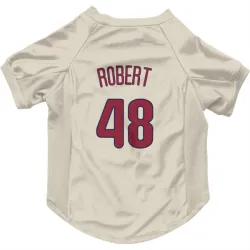 Philadelphia Phillies Daniel Robert Cream Pet Jersey for Dog & Cat