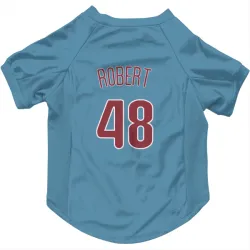 Philadelphia Phillies Daniel Robert Light Blue Pet Jersey for Dog & Cat