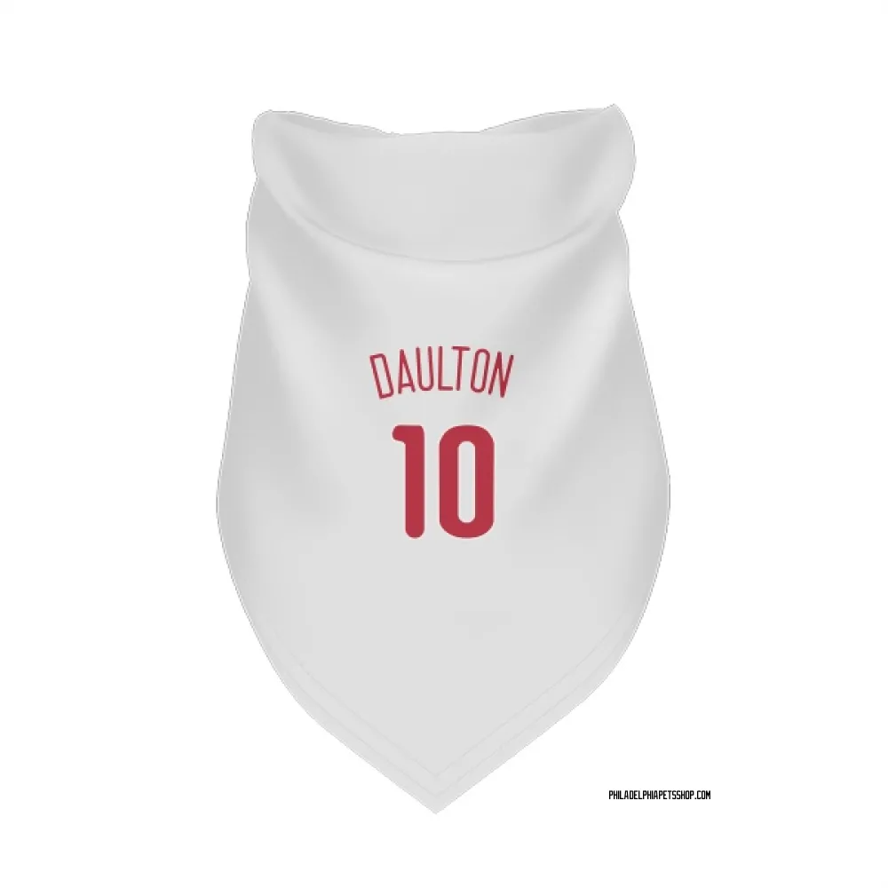 Philadelphia Phillies Darren Daulton Scarlet Pet Bandana for Dog & Cat