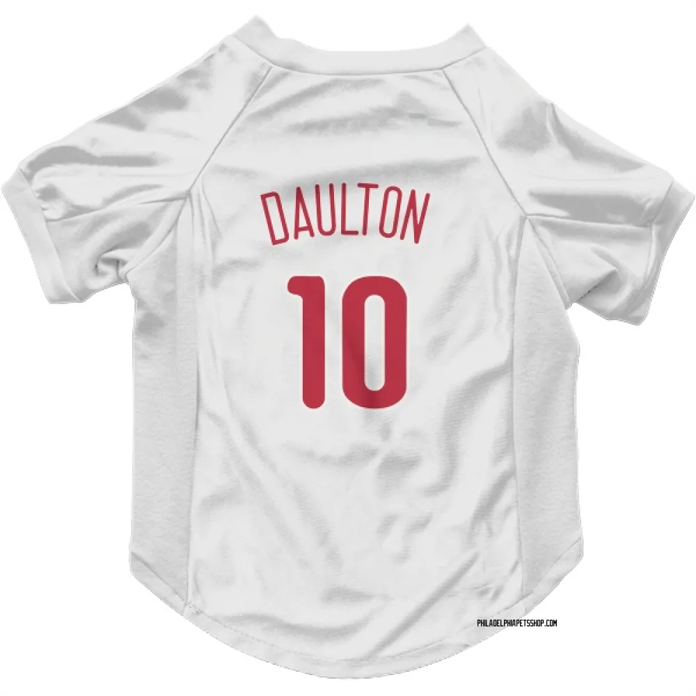 Philadelphia Phillies Darren Daulton Scarlet Pet Jersey for Dog & Cat