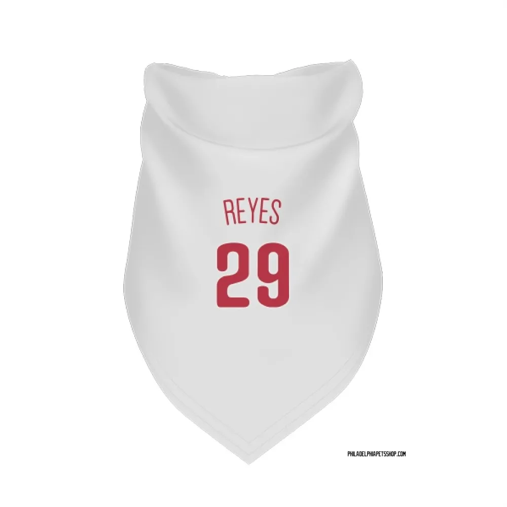 Philadelphia Phillies Felix Reyes Scarlet Pet Bandana for Dog & Cat