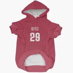 Philadelphia Phillies Felix Reyes White Pet Hoodie for Dog & Cat