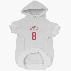 Philadelphia Phillies Freddy Galvis Scarlet Pet Hoodie for Dog & Cat