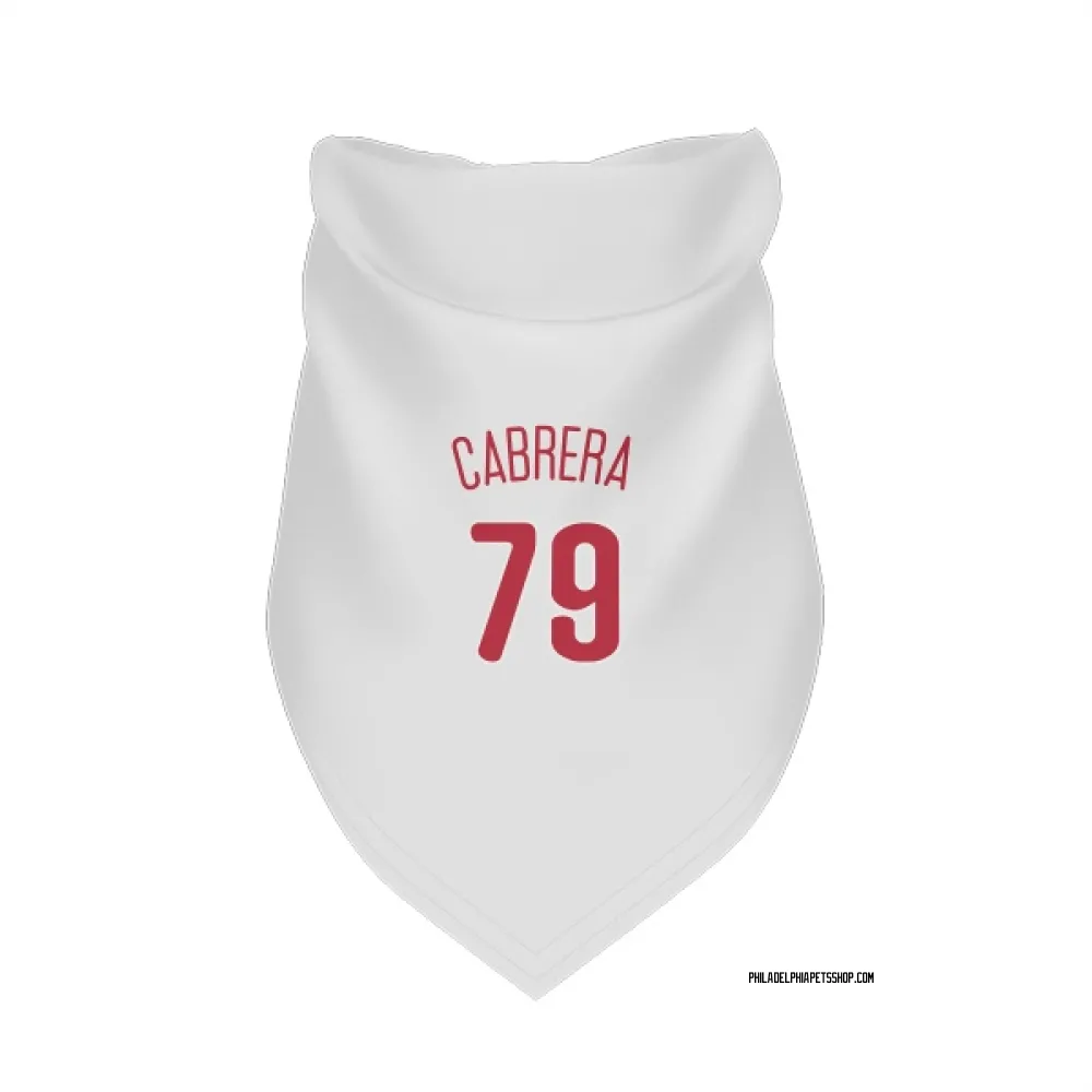 Philadelphia Phillies Jean Cabrera Scarlet Pet Bandana for Dog & Cat