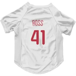 Philadelphia Phillies Joe Ross Scarlet Pet Jersey for Dog & Cat