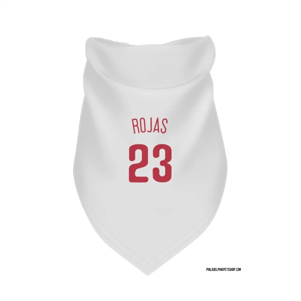 Philadelphia Phillies Johan Rojas Scarlet Pet Bandana for Dog & Cat