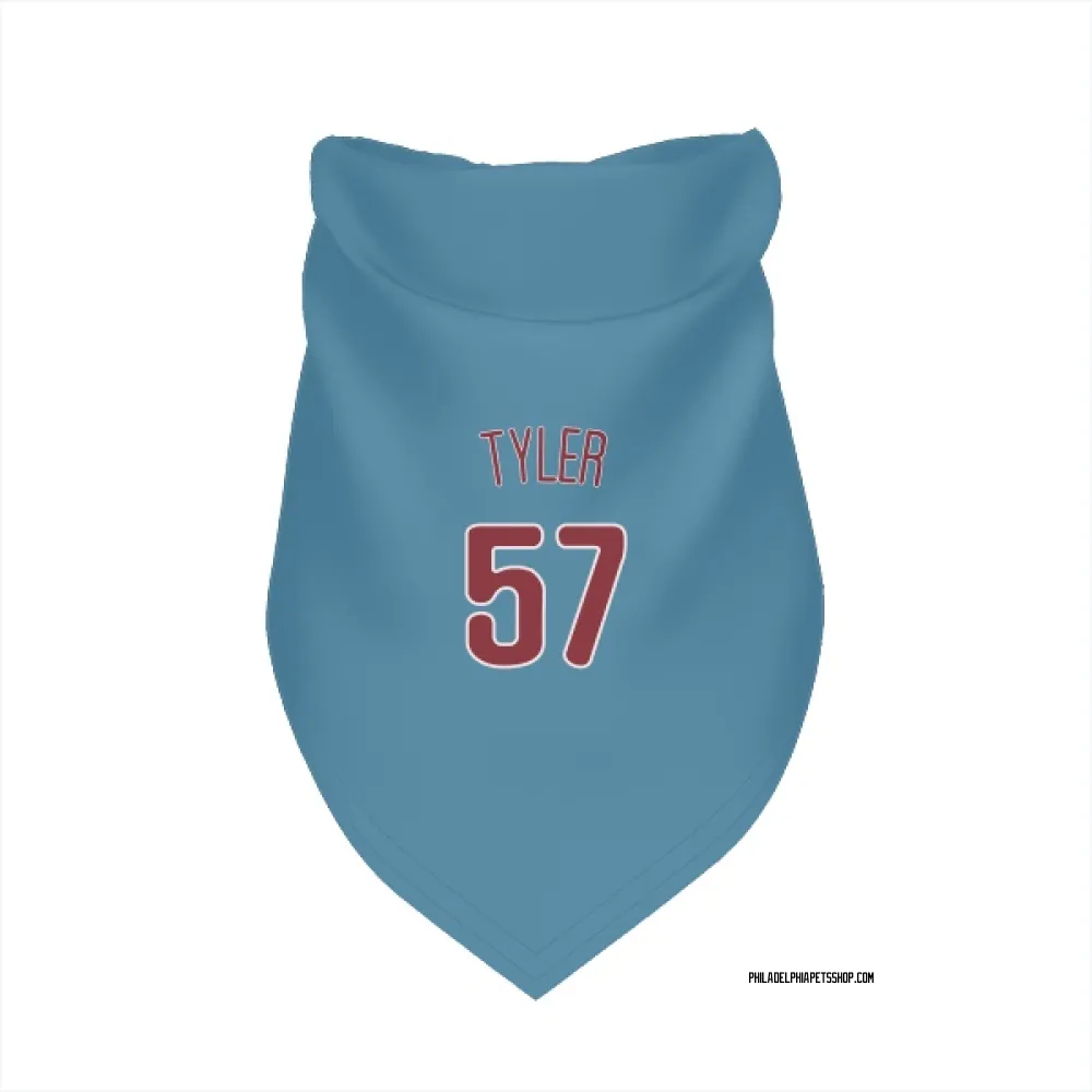 Philadelphia Phillies Kyle Tyler Light Blue Pet Bandana for Dog & Cat