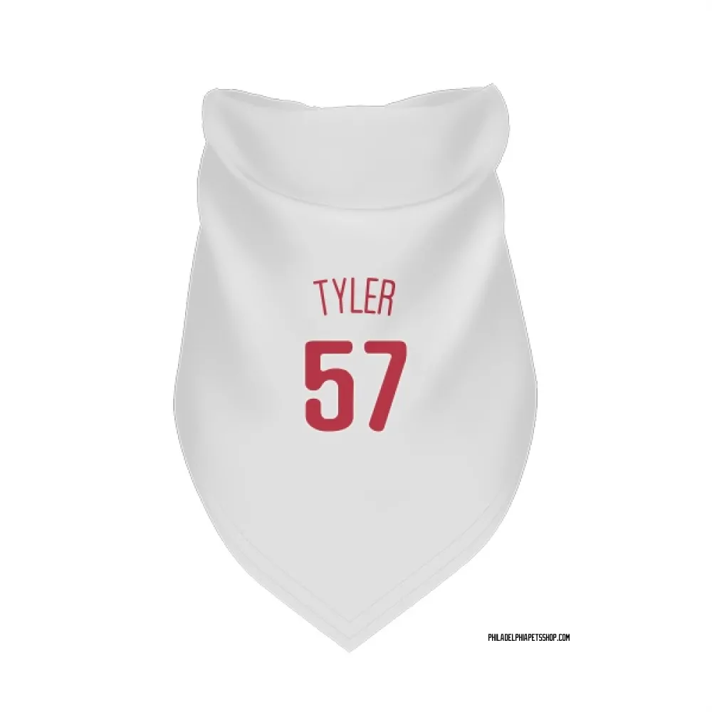 Philadelphia Phillies Kyle Tyler Scarlet Pet Bandana for Dog & Cat