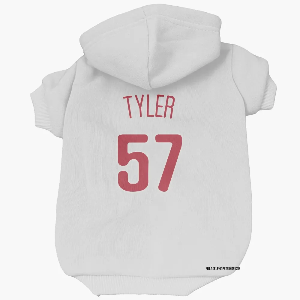 Philadelphia Phillies Kyle Tyler Scarlet Pet Hoodie for Dog & Cat