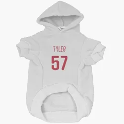 Philadelphia Phillies Kyle Tyler Scarlet Pet Hoodie for Dog & Cat
