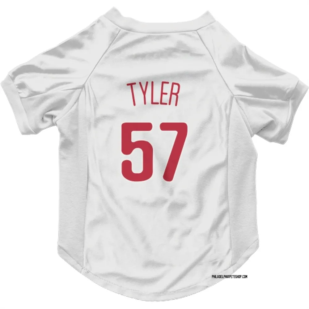 Philadelphia Phillies Kyle Tyler Scarlet Pet Jersey for Dog & Cat
