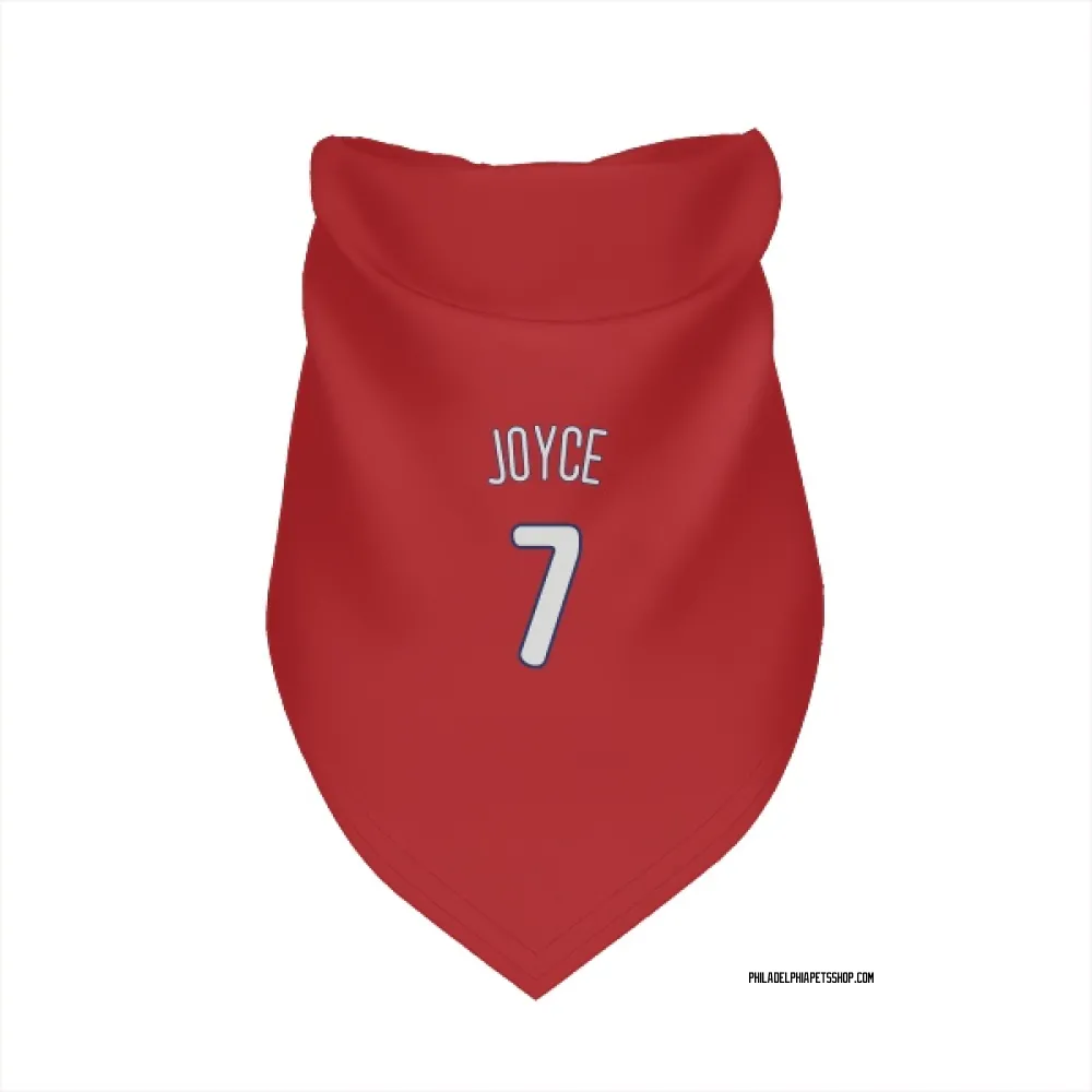 Philadelphia Phillies Matt Joyce Red Pet Bandana for Dog & Cat