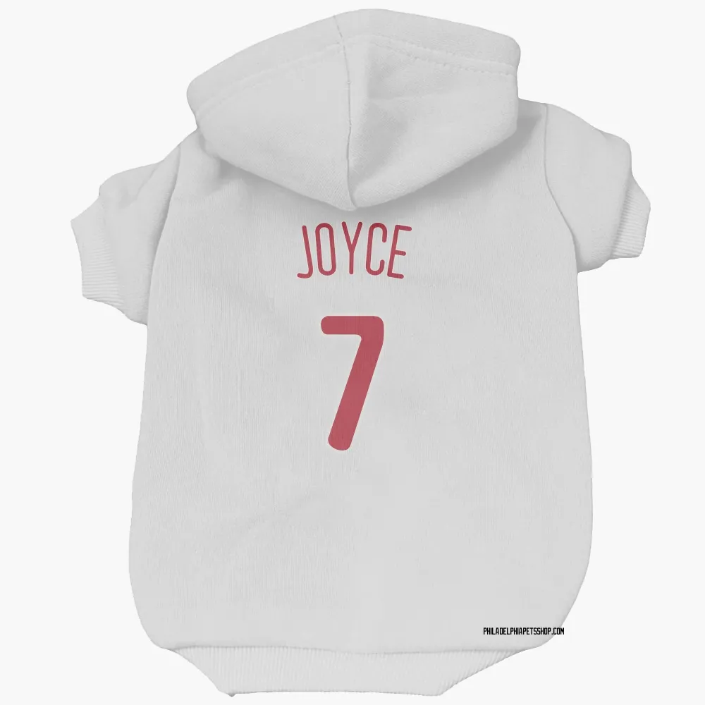 Philadelphia Phillies Matt Joyce Scarlet Pet Hoodie for Dog & Cat