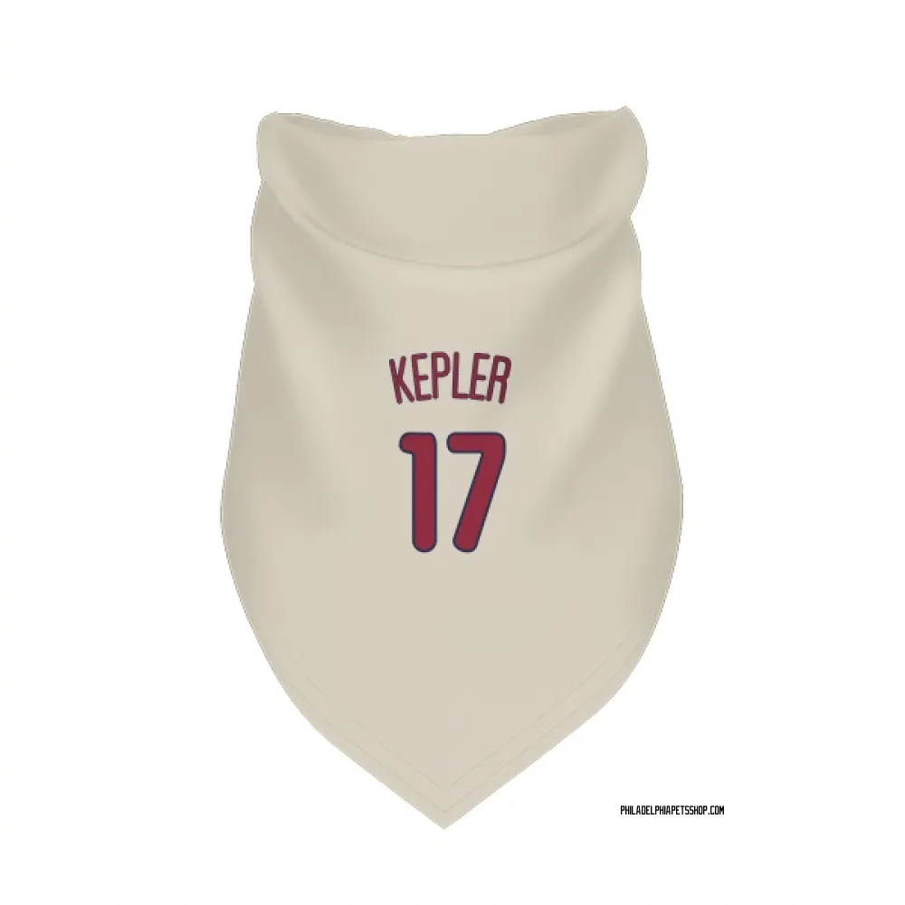 Philadelphia Phillies Max Kepler Cream Pet Bandana for Dog & Cat