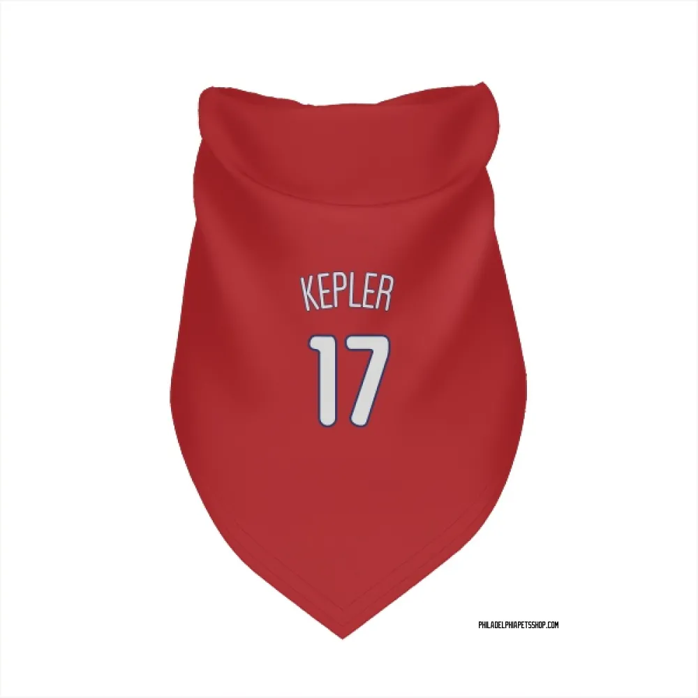 Philadelphia Phillies Max Kepler Red Pet Bandana for Dog & Cat