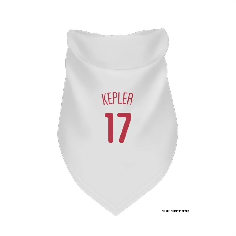 Philadelphia Phillies Max Kepler Scarlet Pet Bandana for Dog & Cat
