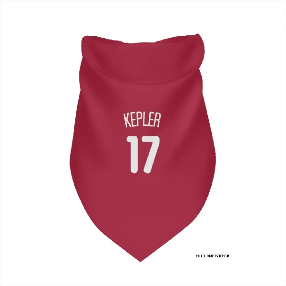 Philadelphia Phillies Max Kepler White Pet Bandana for Dog & Cat