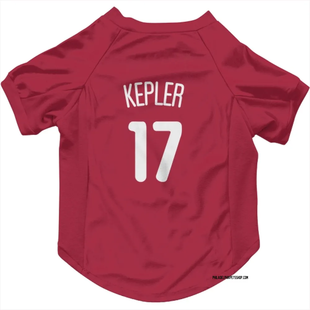Philadelphia Phillies Max Kepler White Pet Jersey for Dog & Cat