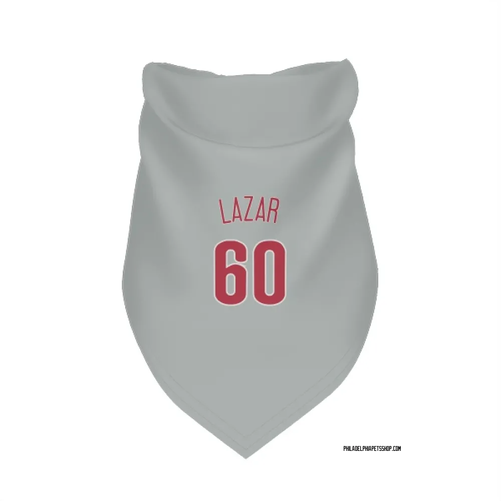 Philadelphia Phillies Max Lazar Gray Pet Bandana for Dog & Cat