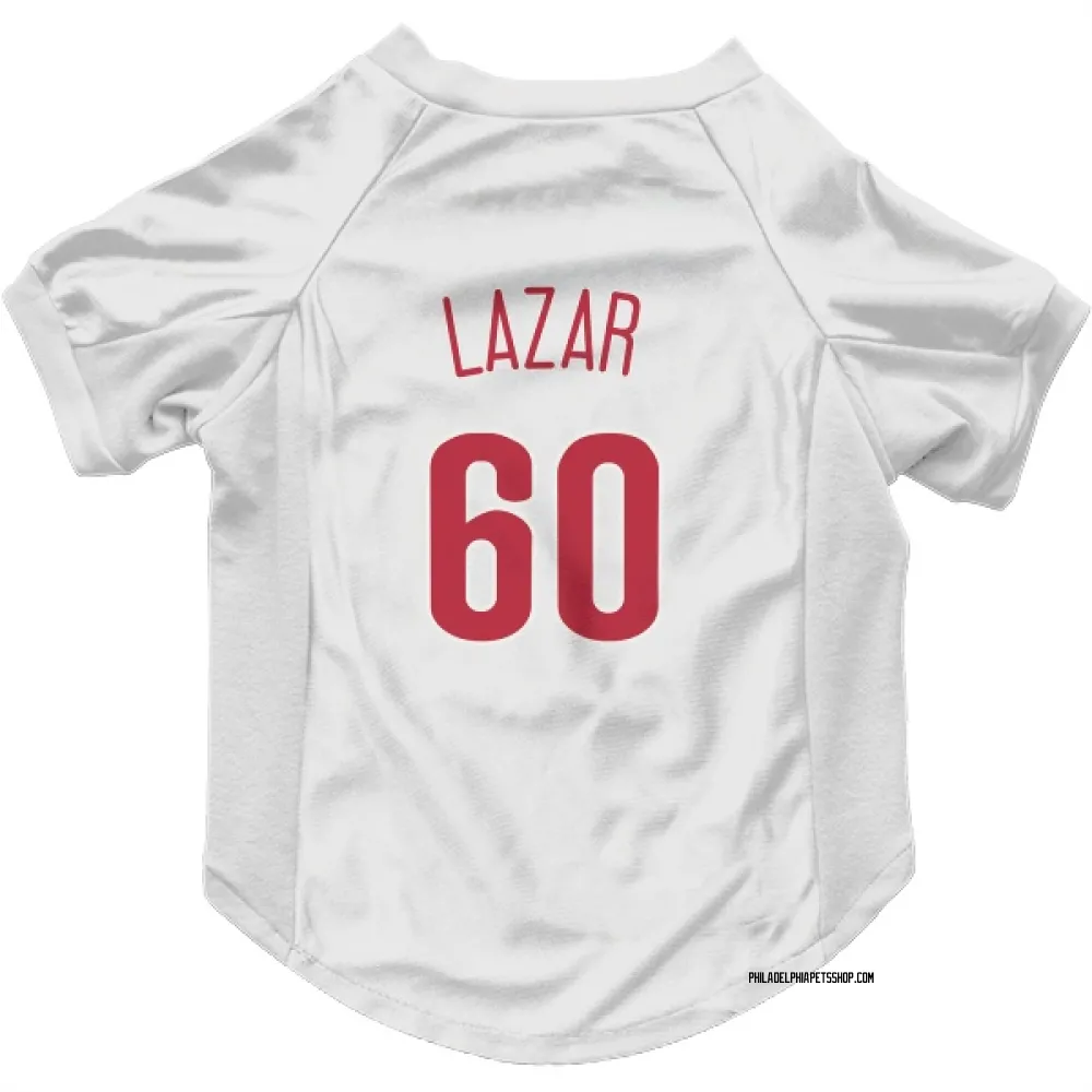 Philadelphia Phillies Max Lazar Scarlet Pet Jersey for Dog & Cat