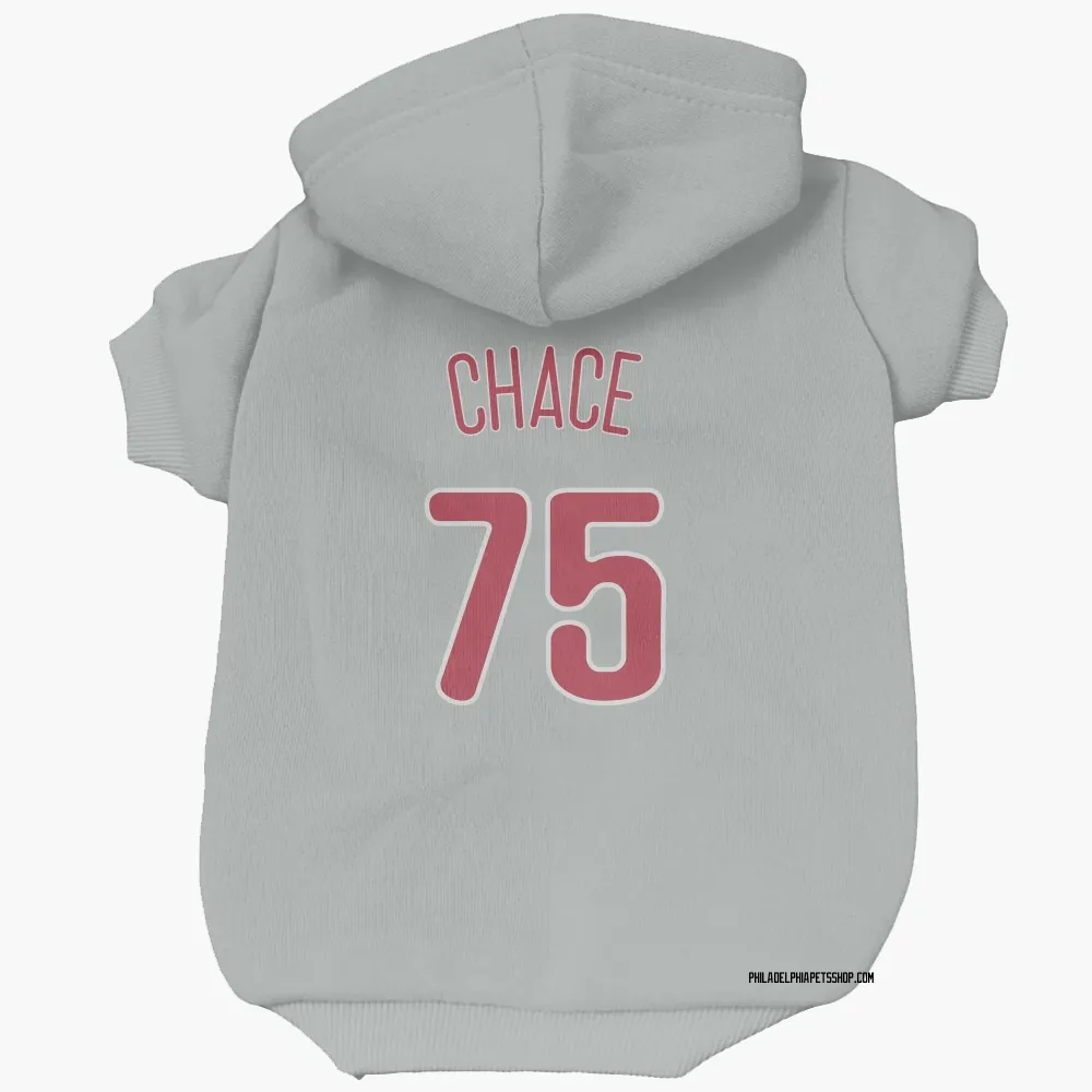 Philadelphia Phillies Moises Chace Gray Pet Hoodie for Dog & Cat