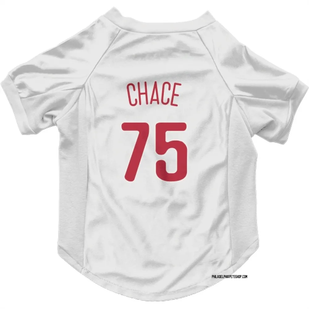 Philadelphia Phillies Moises Chace Scarlet Pet Jersey for Dog & Cat
