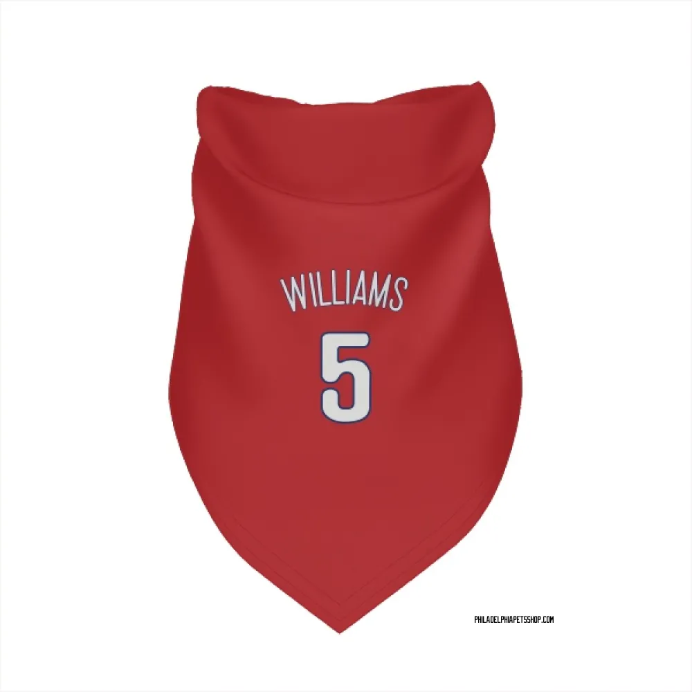 Philadelphia Phillies Nick Williams Red Pet Bandana for Dog & Cat