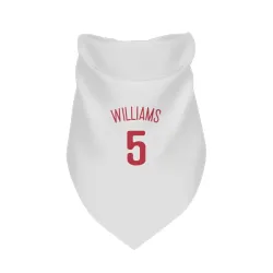 Philadelphia Phillies Nick Williams Scarlet Pet Bandana for Dog & Cat