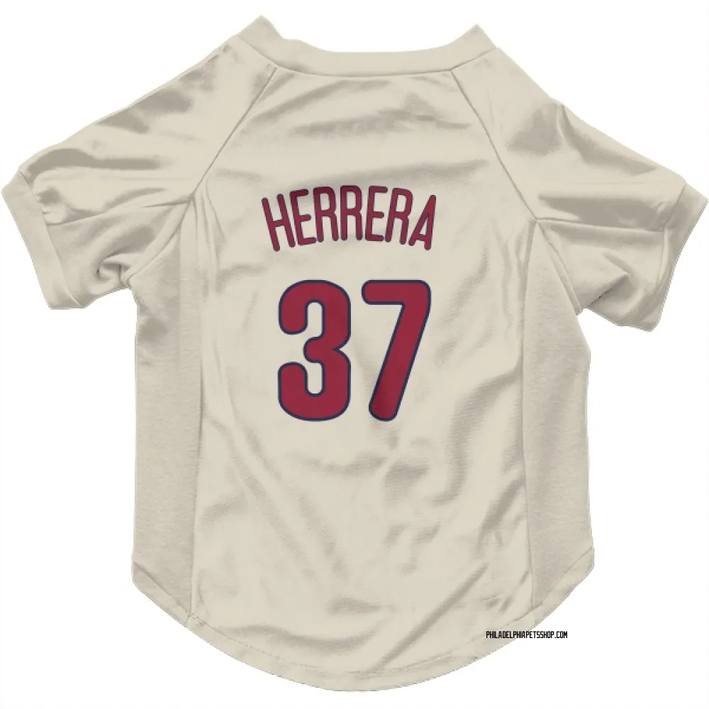 Philadelphia Phillies Odubel Herrera Cream Pet Jersey for Dog & Cat