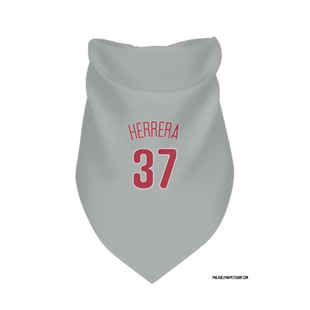 Philadelphia Phillies Odubel Herrera Gray Pet Bandana for Dog & Cat