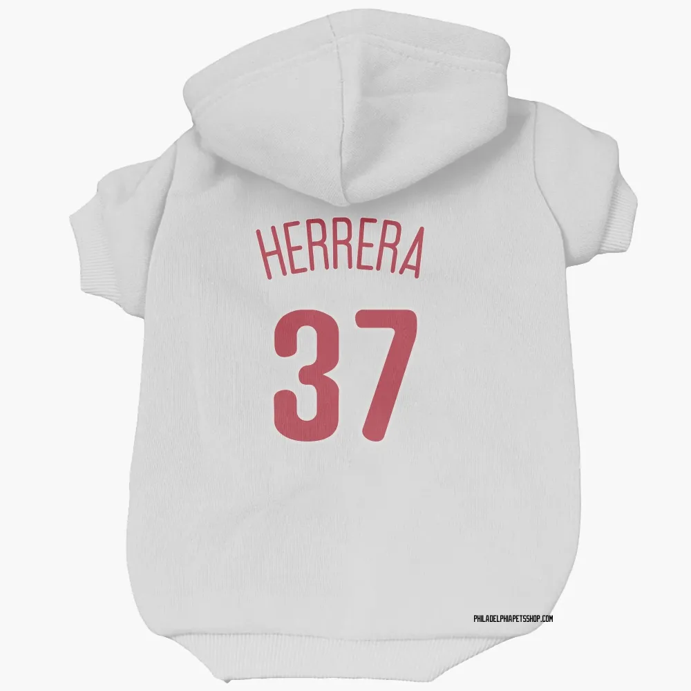 Philadelphia Phillies Odubel Herrera Scarlet Pet Hoodie for Dog & Cat