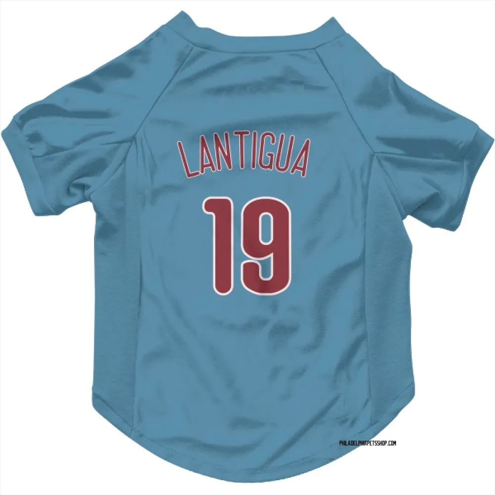 Philadelphia Phillies Rafael Lantigua Light Blue Pet Jersey for Dog & Cat
