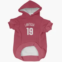 Philadelphia Phillies Rafael Lantigua White Pet Hoodie for Dog & Cat