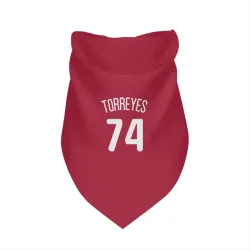 Philadelphia Phillies Ronald Torreyes White Pet Bandana for Dog & Cat