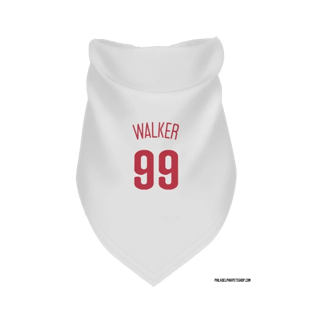 Philadelphia Phillies Taijuan Walker Scarlet Pet Bandana for Dog & Cat